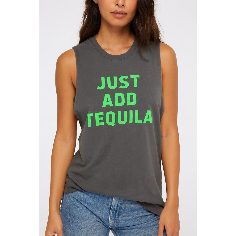 Suburban Riot Just Add Tequila Muscle Tank NWT